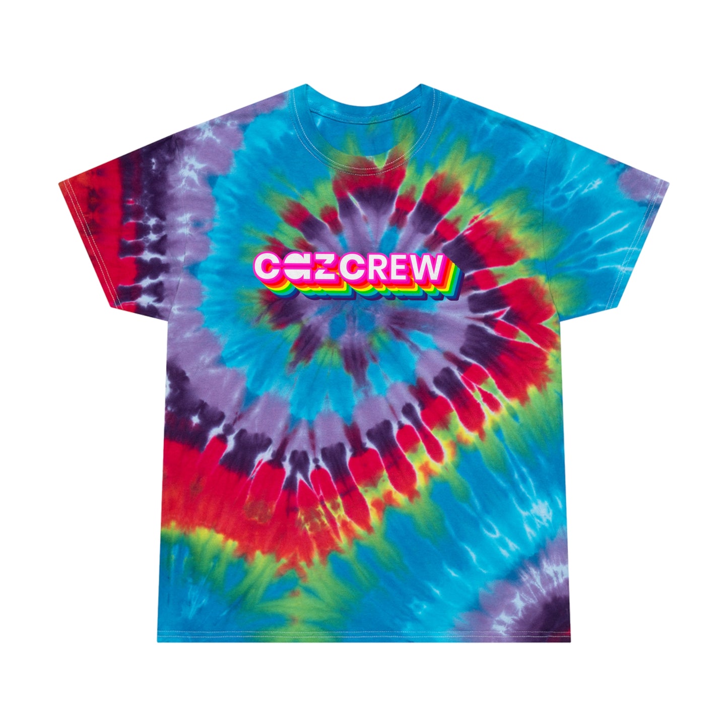 CAZCREW Multi Layered Pride Tie Dye
