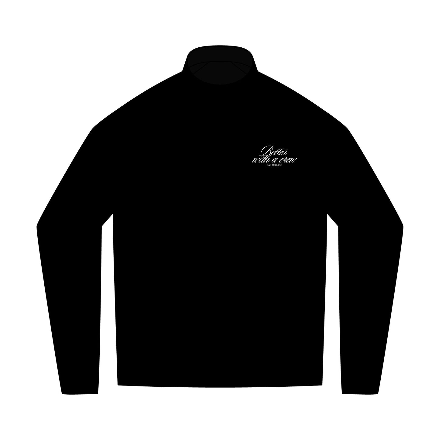 Better with a Crew Stretch Quarter-Zip Pullover (Embroidery)