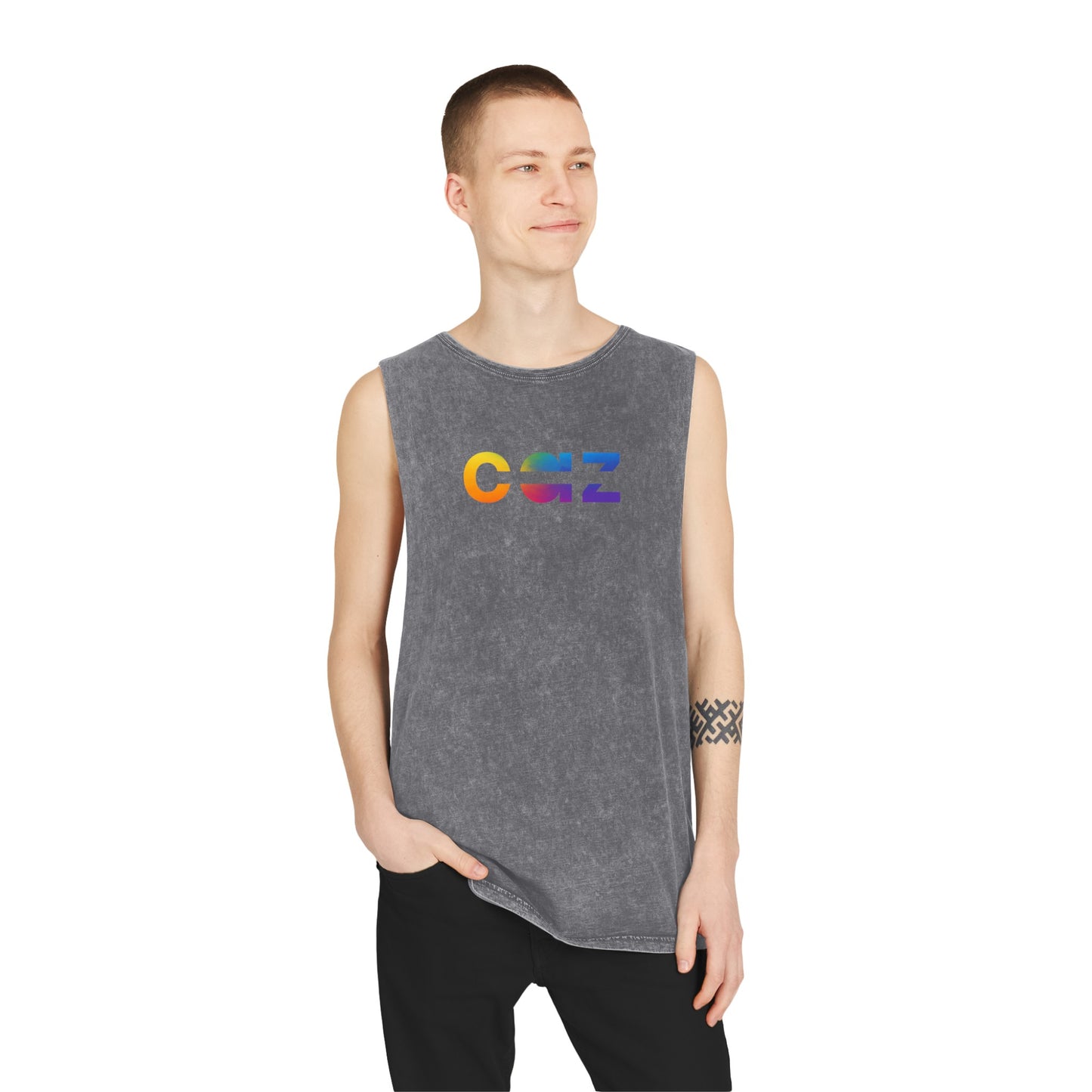 CAZCREW Pride Stonewash Tank Top