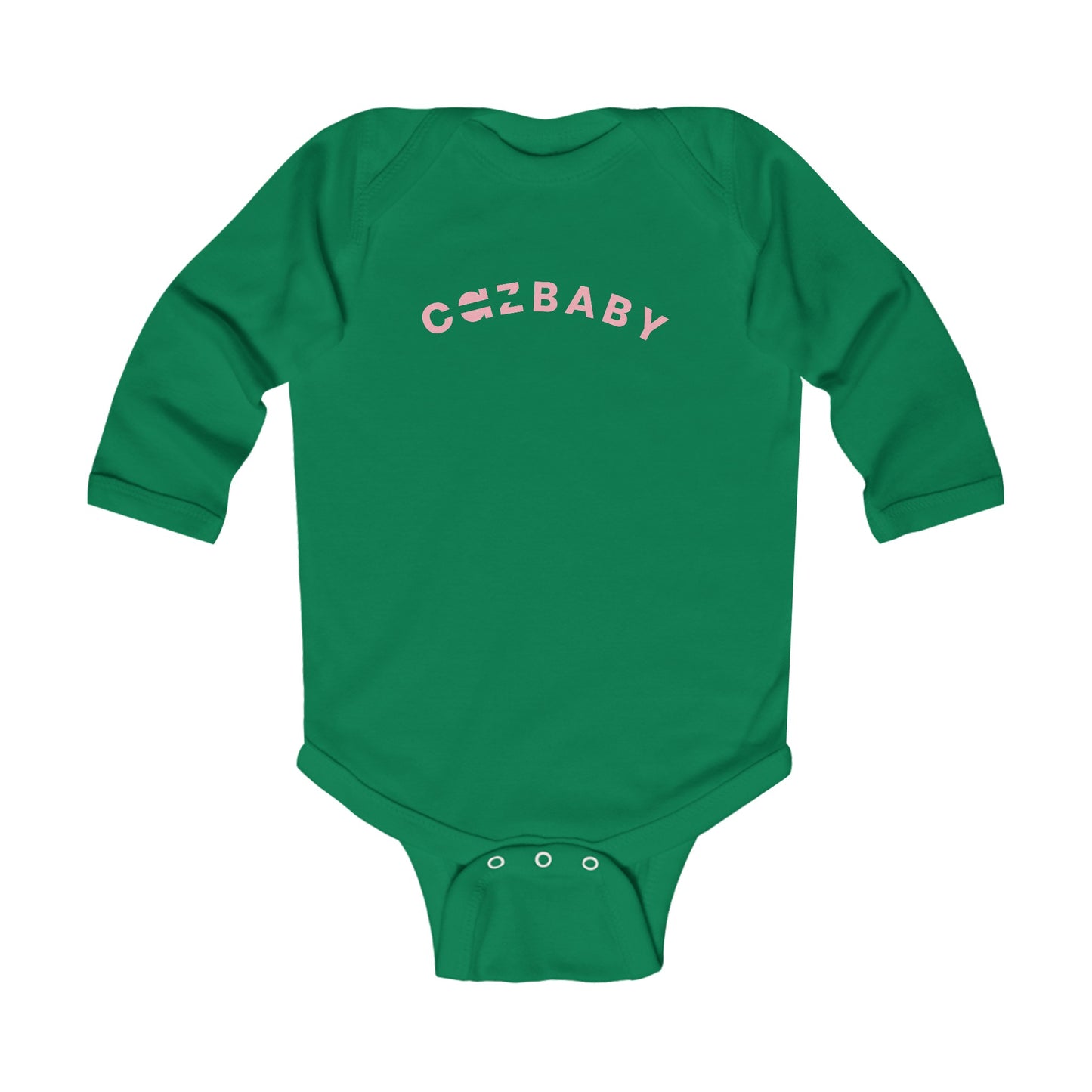 CAZ Baby Long Sleeve Bodysuit for the Girlies