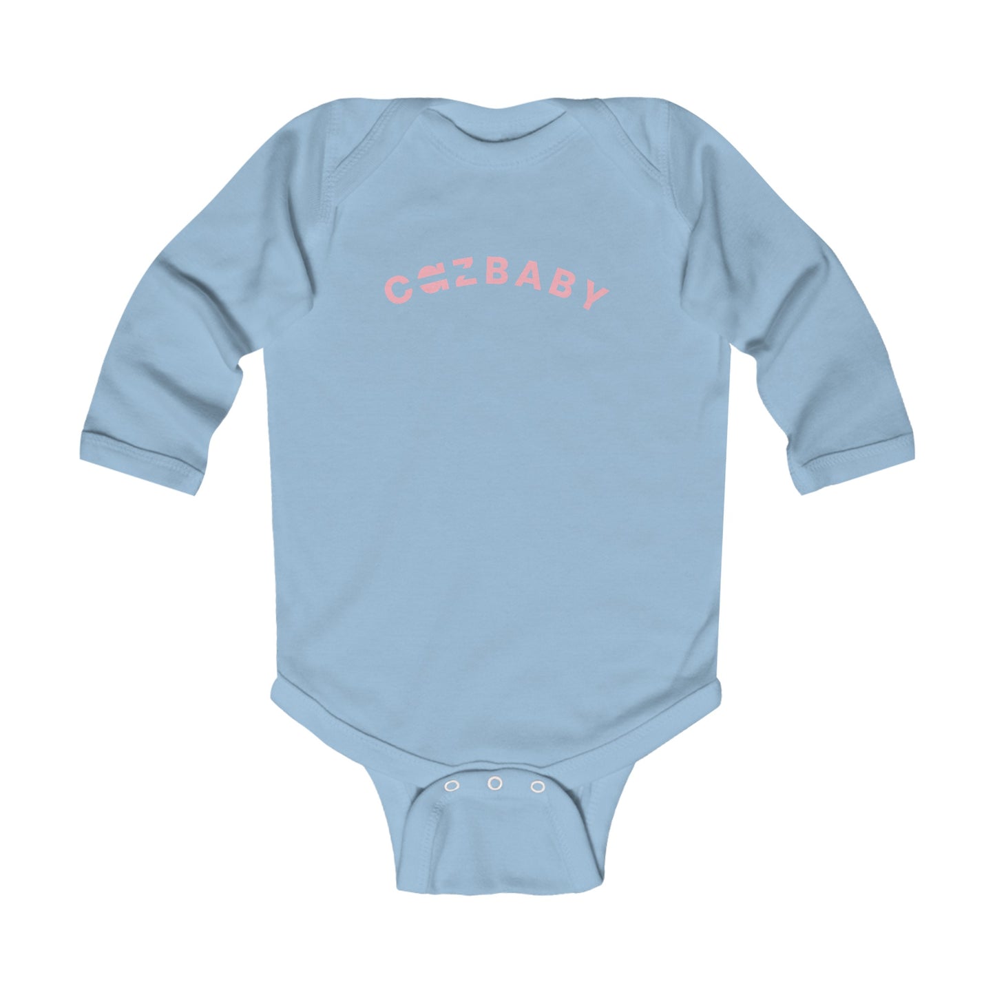 CAZ Baby Long Sleeve Bodysuit for the Girlies