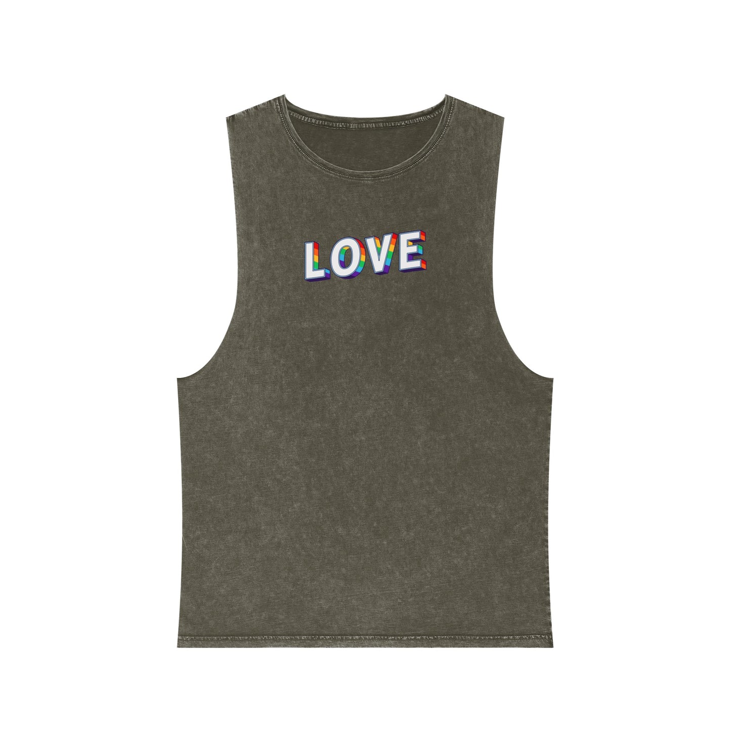 CAZCREW Love Stonewash Tank Top