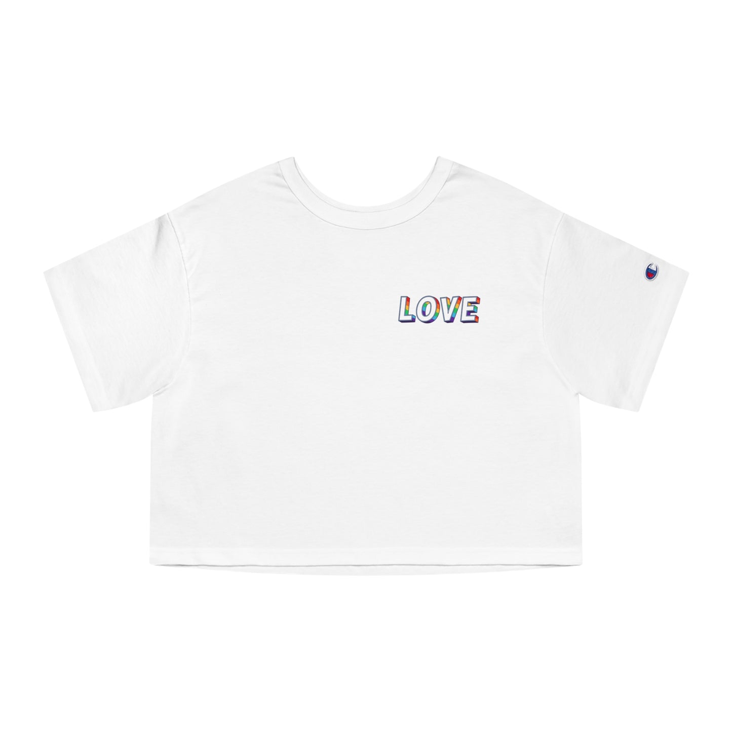 Champion Cropped CAZCREW Love Tee