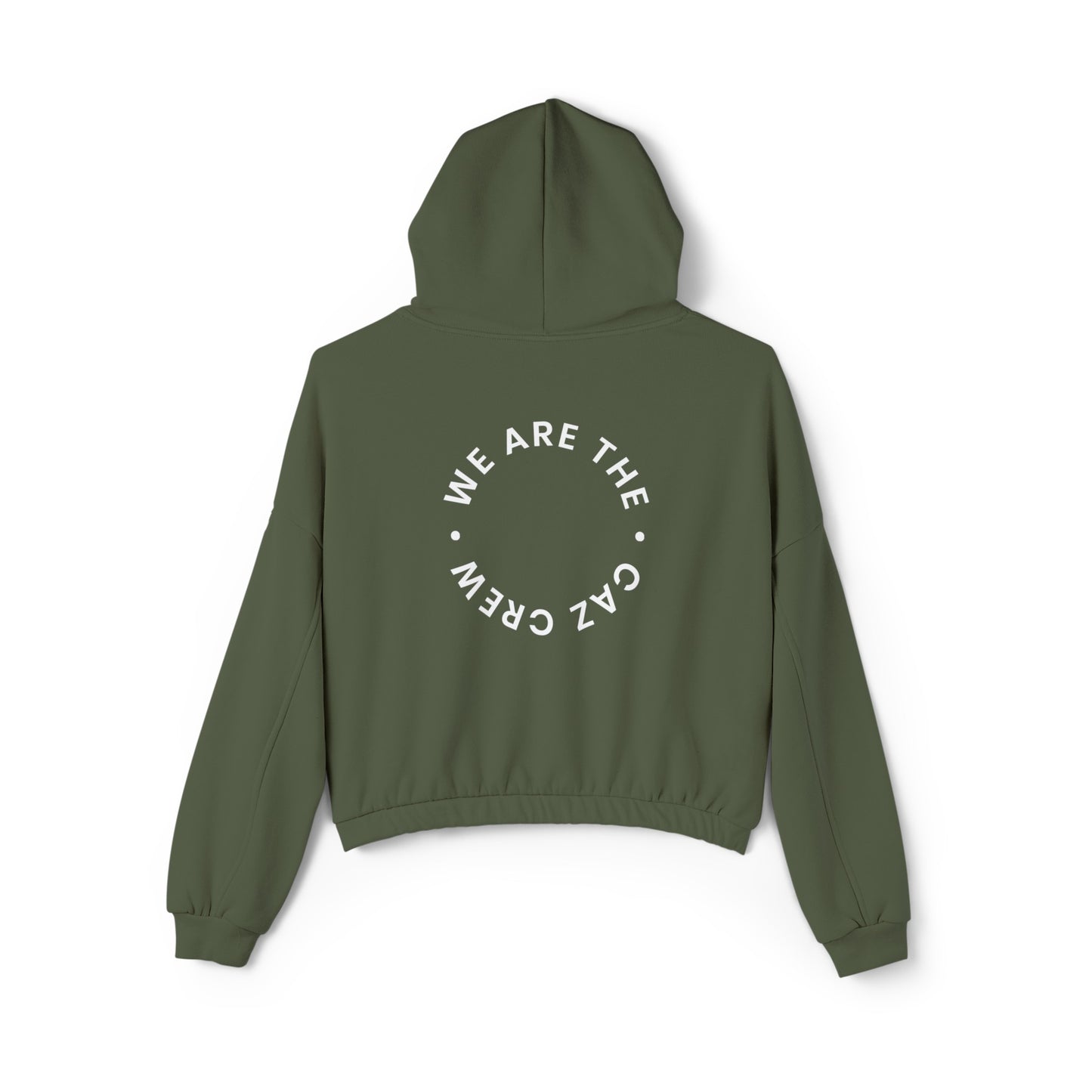 We are the CAZ Crew Cinched Bottom Hoodie