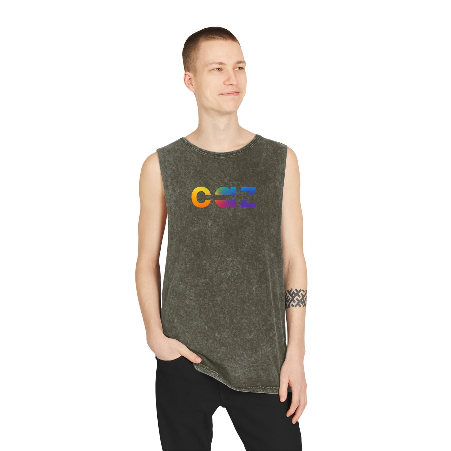 CAZCREW Pride Stonewash Tank Top