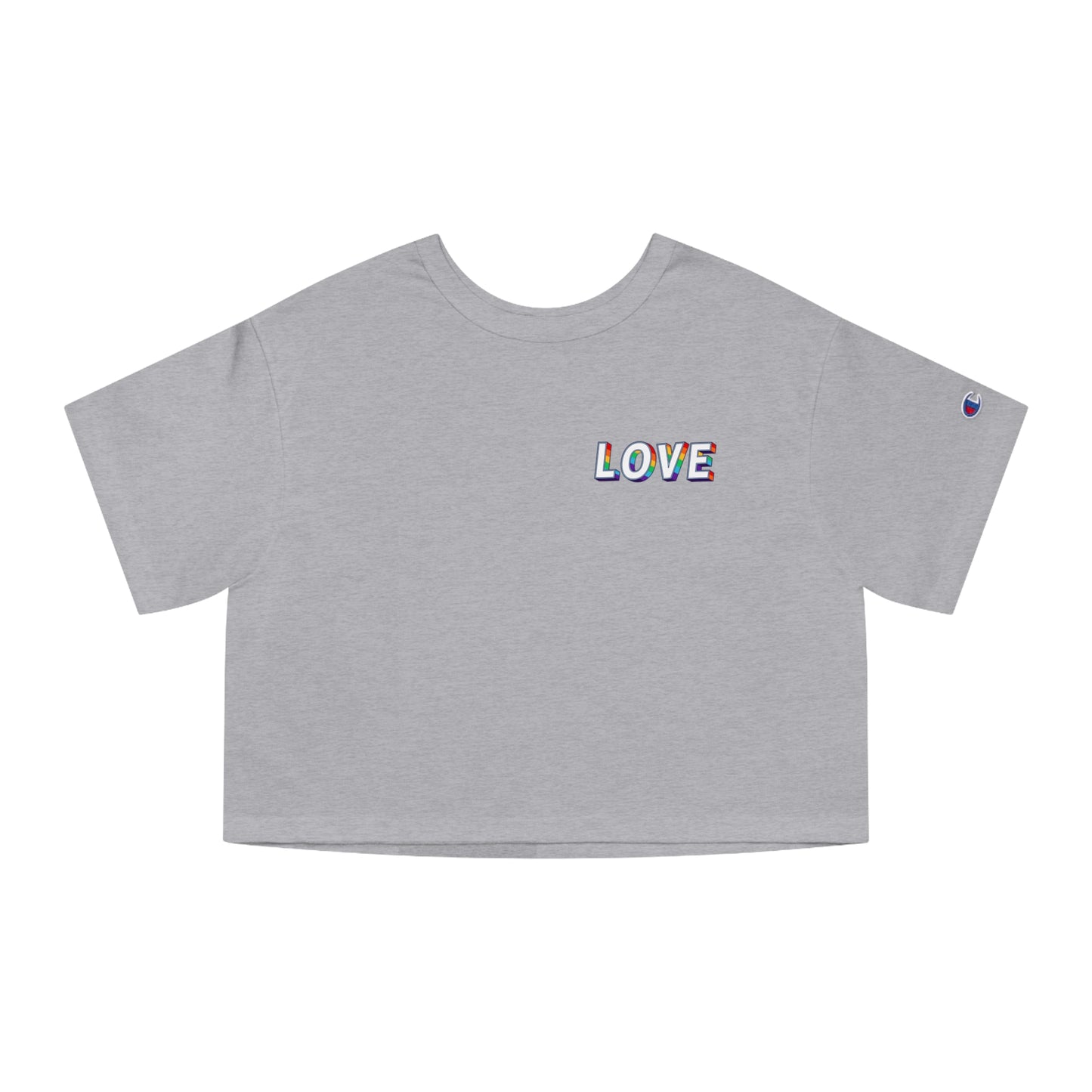 Champion Cropped CAZCREW Love Tee