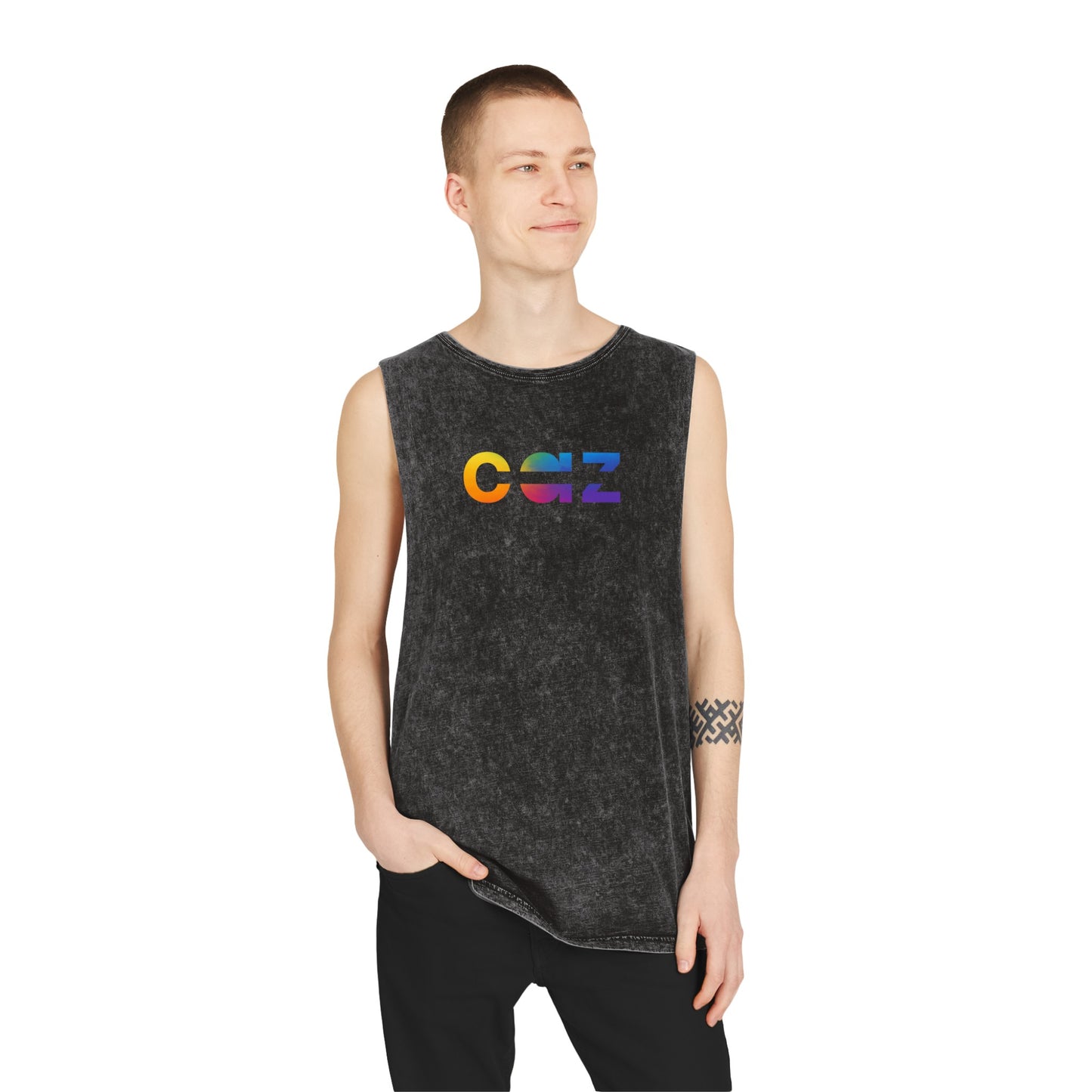 CAZCREW Pride Stonewash Tank Top